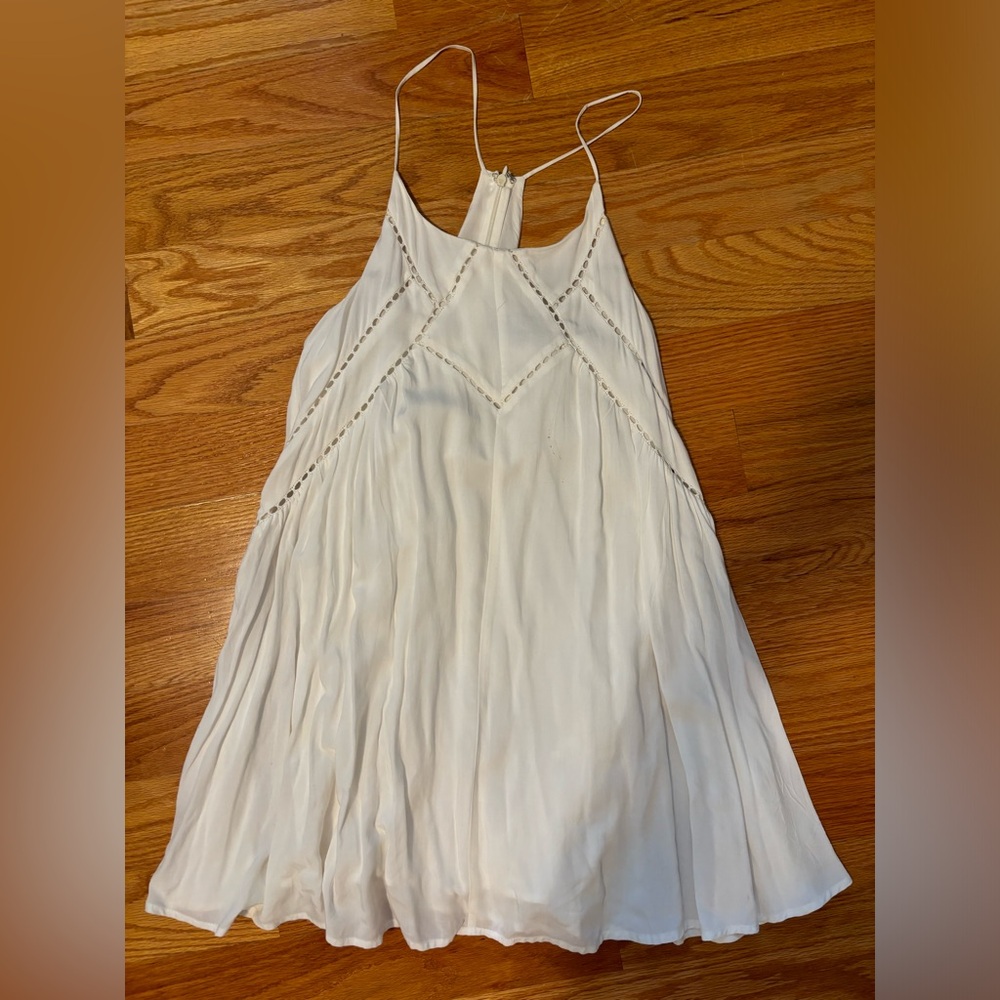 White mini dress
